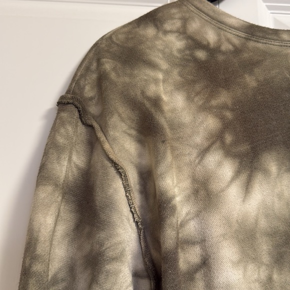 Oversized Green Tye Dye Sweater - Picture 2 of 3